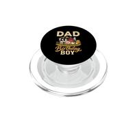 Papà Del Compleanno Ragazzo Fattoria Anim PopSockets PopGrip per MagSafe