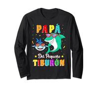 Papá del Pequeño Tiburón hijo cumpleaños tiburón Maglia a Manica
