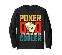 papà del Poker Come Un papà Normale ma più Figo Maglia a Manica