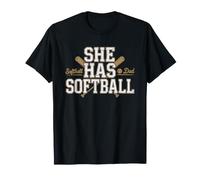 Papa del Softball Maglietta