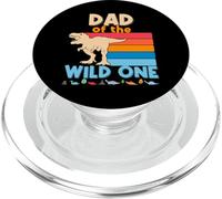 Papà del Wild One Dinosauro 1° Compleanno Prima Cosa Dada PopSockets PopGrip per MagSafe