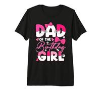 papà della festeggiata Cat Kitty Family Matching Maglietta Premium