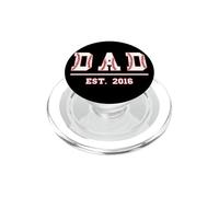 Papà di baseball Dal 2016 Compleanno Padre Festa Vintage PopSockets PopGrip per MagSafe