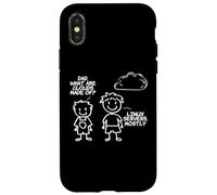 Papà Di cosa sono fatte le nuvole? Sviluppatore programmatore Custodia per iPhone X/XS