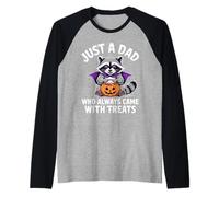 Papà di Halloween. Solo un papà che è sempre venuto con Maglia con Maniche Raglan