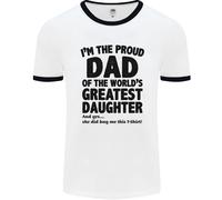 Papà Di il più Grande Daughter Festa Del Papà Uomo Ringer