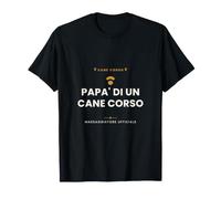 Papa di Un Cane Corso Massaggiatore Ufficiale Maglietta Maglietta