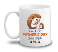 Papà E Cucciolo Di Riccio Tazza Colazione Durevole Tazza Mug Novità Tazze Di Caffè Idea Regalo Per Festa Della Mamma Anniversario Colleghi 330ml