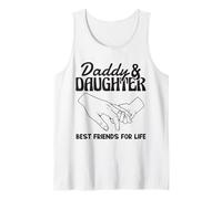 papà e Figlia Migliori Amici per la Vita Festa del papà Canotta