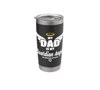 Papà è il mio angelo che mi guarda in memoria Bicchiere termico in acciaio inox doppia parete