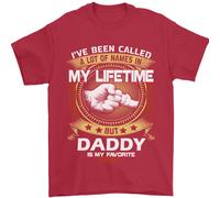 Papà È il Mio Favourite Divertente Festa Del Papà Uomo T-Shirt 100% Cotone