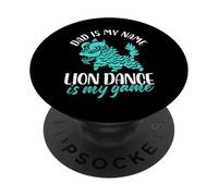 Papà è il mio nome Lion Dance è il mio gioco PopSockets PopGrip Adesivo