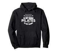 papà è Il Mio Nome Pilates è Il Mio Gioco Powerhouse Felpa con Cappuccio