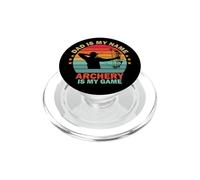 Papà è il mio nome tiro con l'arco è il mio gioco PopSockets PopGrip per MagSafe