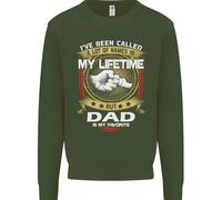 Papà È Il Mio Preferito Divertente Giorno Del Padre Uomo Felpa