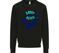 Papà È Il Mio Supereroe Divertente Felpa Per Bambini Festa Del Papà