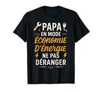 Papa en Mode Économie d'Énergie Ne PAS Déranger Maglietta