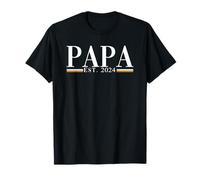 Papa EST. 2024 Baby Waterday Neuer Papa Maglietta