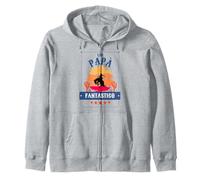 papà Fantastico - Idea Regalo, Design retrò, Avventura, Vaca Felpa con Cappuccio