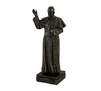 Papa Francesco Papale decorativo bronzato statue