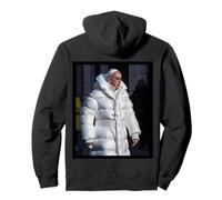 Papa Francesco - Piumino Felpa con Cappuccio