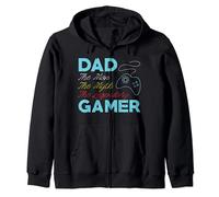 Papà giocatore L'uomo e il mito -Video Gamer Felpa con Cappuccio