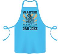 Papà Giorno Scherzo Divertente Cowboy Poster Cotone Grembiule 100% Biologico