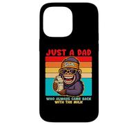 Papa Gorilla, Just A Dad who always came back with the milk Custodia per iPhone 14 Pro Max