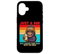Papa Gorilla, Just A Dad who always came back with the milk Custodia per iPhone 16