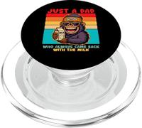 Papa Gorilla, Just A Dad who always came back with the milk PopSockets PopGrip per MagSafe