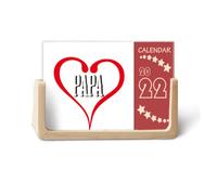 Papa Home - Calendario da scrivania 2022, motivo: padre e padre