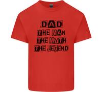 Papà Il Uomo Il Mito La Leggenda Uomo Cotone T-Shirt Tee Top
