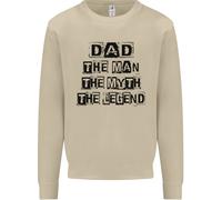 Papà Il Uomo Il Mito La Leggenda Uomo Felpa Maglione