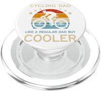 Papà in bicicletta Ciclista e ciclista Festa del papà PopSockets PopGrip per MagSafe