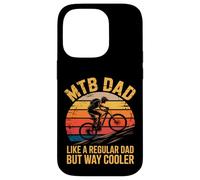 Papà in MTB come un papà normale ma più figo Custodia per iPhone 14 Pro