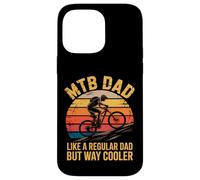Papà in MTB come un papà normale ma più figo Custodia per iPhone 14 Pro Max
