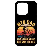Papà in MTB come un papà normale ma più figo Custodia per iPhone 15 Pro