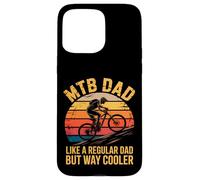 Papà in MTB come un papà normale ma più figo Custodia per iPhone 15 Pro Max