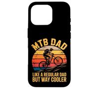 Papà in MTB come un papà normale ma più figo Custodia per iPhone 16 Pro