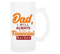 Papà Io Volere Sempre Essere Tuo Tazza Per Bere Con Boccale Di Birra In Vetro Beer Mug Drinking Cup