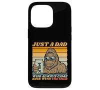 Papa Just A Dad Who Always Came Back With The Milk Bigfoot Custodia per iPhone 13 Pro