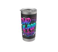 Papà K-Pop Compleanno Celebration Supporter Bicchiere termico in acciaio inox doppia parete