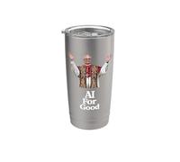 Papa Leone XIV "AI per il bene" - MAGNIFICA HUMANITAS Bicchiere termico in acciaio inox doppia parete