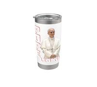 Papa Leone XIV Bicchiere termico in acciaio inox doppia parete