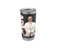 Papa Leone XIV Bicchiere termico in acciaio inox doppia parete