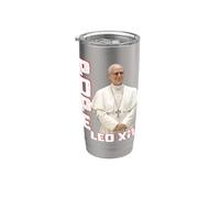 Papa Leone XIV Bicchiere termico in acciaio inox doppia parete