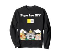 Papa Leone XIV Città del Vaticano souvenir Piazza San Pietro Vaticano Felpa
