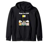 Papa Leone XIV Città del Vaticano souvenir Piazza San Pietro Vaticano Felpa con Cappuccio