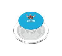 Papa Leone XIV "L'umanità conta" - MAGNIFICA HUMANITAS PopSockets PopGrip per MagSafe