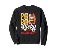 Papa Lucky Slot Machine Camicia Casino Gioco D'Azzardo Vegas Felpa